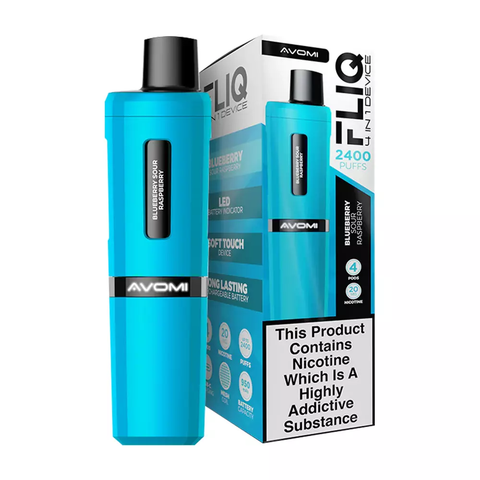 FLIQ 4 in 1 Device Starter Kit - Blueberry Sour Raspberry (Avomi)