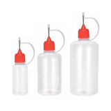 Needle Tip Bottles (Red Caps)