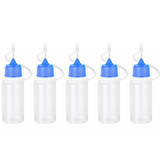 5 x 10ml Needle Tip Bottles (Blue Caps)