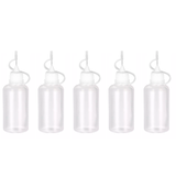 5 x 30ml Needle Tip Bottles (White Caps)