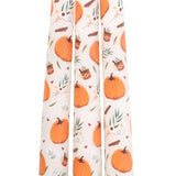 3 Pumpkin Taper Candles