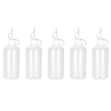 5 x 50ml Needle Tip Bottles (White Caps)