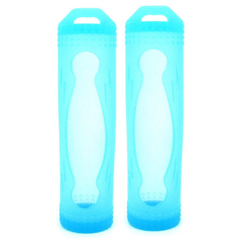 Protective Silcone Sleeve for 18650 Batteries (Blue)
