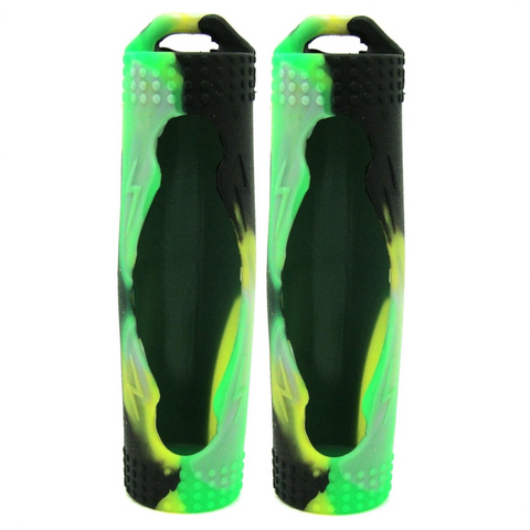 Protective Silcone Sleeve for 18650 Batteries (Camouflage)