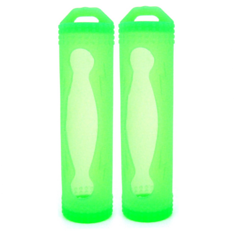 Protective Silcone Sleeve for 18650 Batteries (Green)