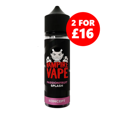 Passionfruit Splash - 50ml (Vampire Vape Koncept) - 2 for £16