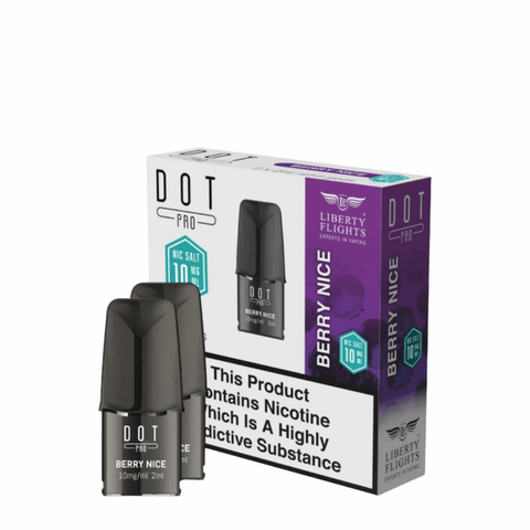Liberty Flights Dot Pro Refill Pods 10mg (Berry Nice)