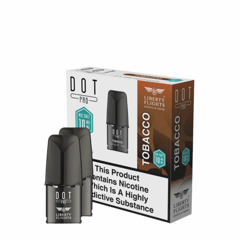 Liberty Flights Dot Pro Refill Pods 10mg (Tobacco)