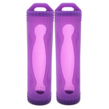 Protective Silcone Sleeve for 18650 Batteries (Purple)