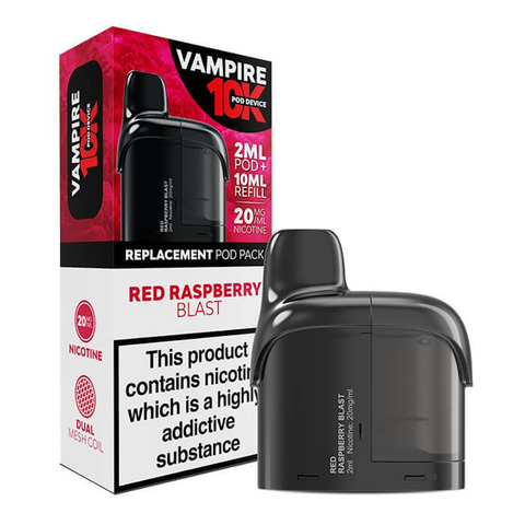 Vampire Vape 10K Replacement Pod (Red Raspberry Blast)