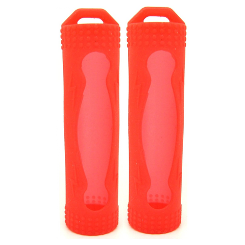 Protective Silcone Sleeve for 18650 Batteries (Red)