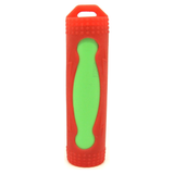 Protective Silcone Sleeve for 18650 Batteries (Red)