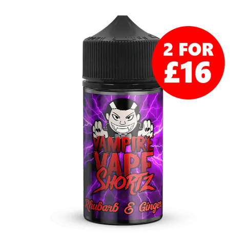 Rhubarb & Ginger - 50ml (Vampire Vape Shortz) - 2 for £16