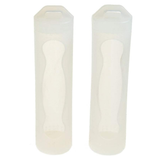 Protective Silcone Sleeve for 18650 Batteries (Transparent)