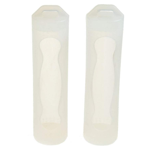 Protective Silcone Sleeve for 18650 Batteries (Transparent)