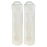 Protective Silcone Sleeve for 18650 Batteries (White)