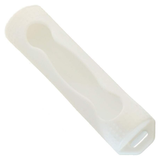 Protective Silcone Sleeve for 18650 Batteries (White)