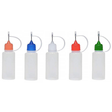 10ml Needle Tip Bottles (Multi Coloured)