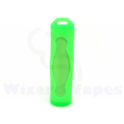 Protective Silcone Sleeve for 18650 Batteries (Green)