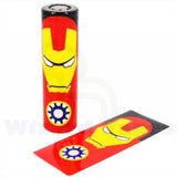 18650 Battery Sleeve/Wrap Heat Shrinkable PVC - Super Heroes