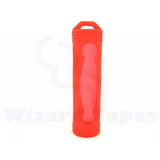Protective Silcone Sleeve for 18650 Batteries (Red)