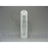Protective Silcone Sleeve for 18650 Batteries (White)